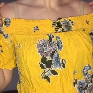 Off the shoulder blouse